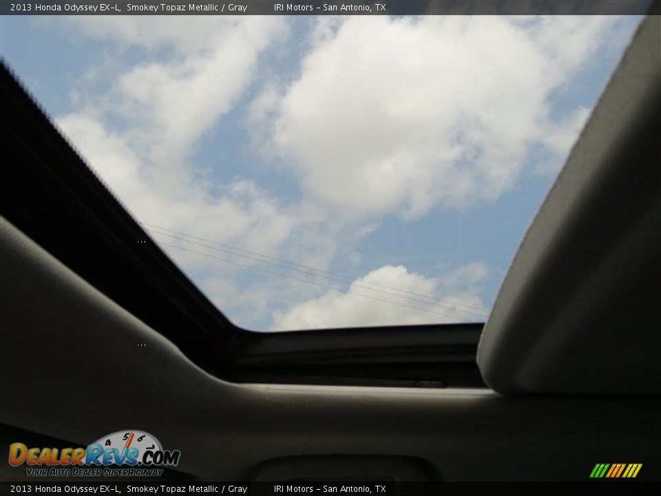 2013 Honda Odyssey EX-L Smokey Topaz Metallic / Gray Photo #23