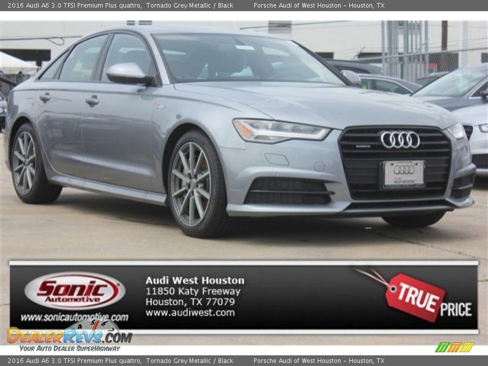 2016 Audi A6 3.0 TFSI Premium Plus quattro Tornado Grey Metallic / Black Photo #1