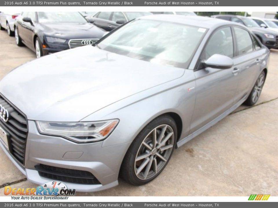 2016 Audi A6 3.0 TFSI Premium Plus quattro Tornado Grey Metallic / Black Photo #3
