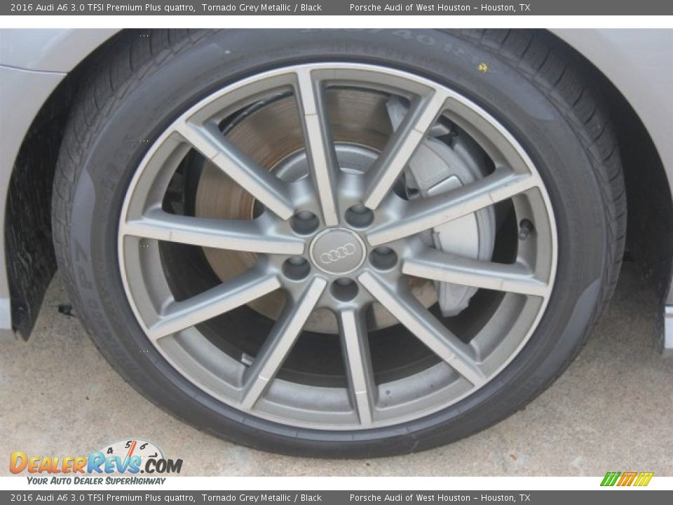 2016 Audi A6 3.0 TFSI Premium Plus quattro Tornado Grey Metallic / Black Photo #4