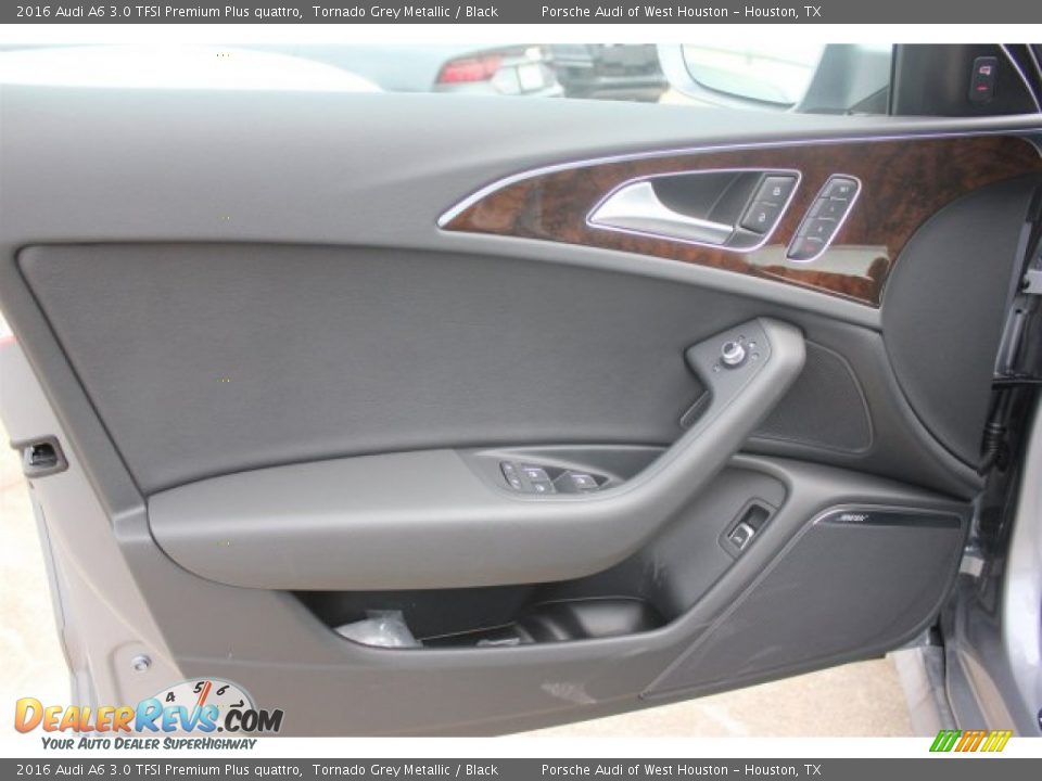 2016 Audi A6 3.0 TFSI Premium Plus quattro Tornado Grey Metallic / Black Photo #10