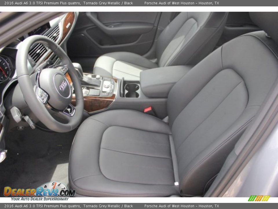 2016 Audi A6 3.0 TFSI Premium Plus quattro Tornado Grey Metallic / Black Photo #16