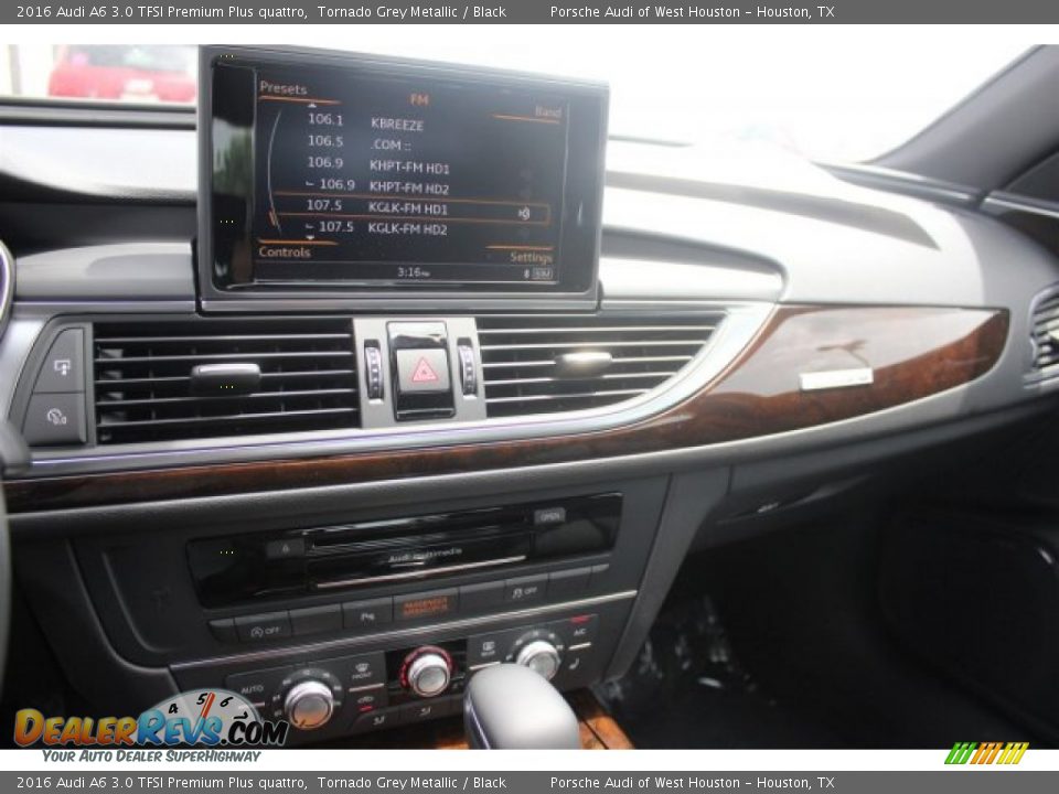 2016 Audi A6 3.0 TFSI Premium Plus quattro Tornado Grey Metallic / Black Photo #17