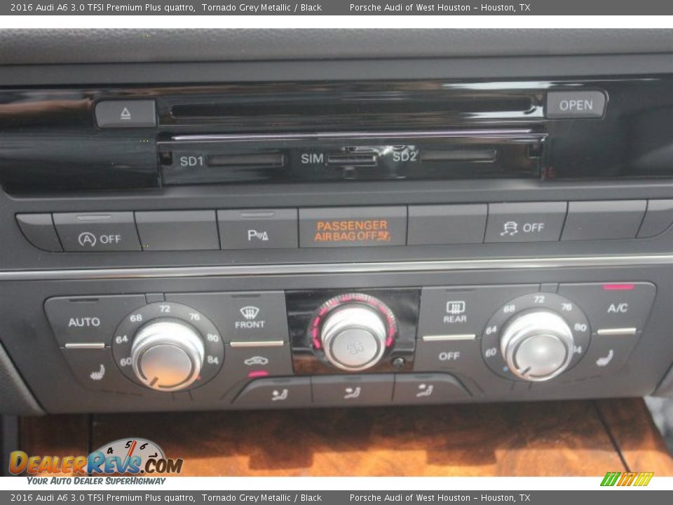 2016 Audi A6 3.0 TFSI Premium Plus quattro Tornado Grey Metallic / Black Photo #19