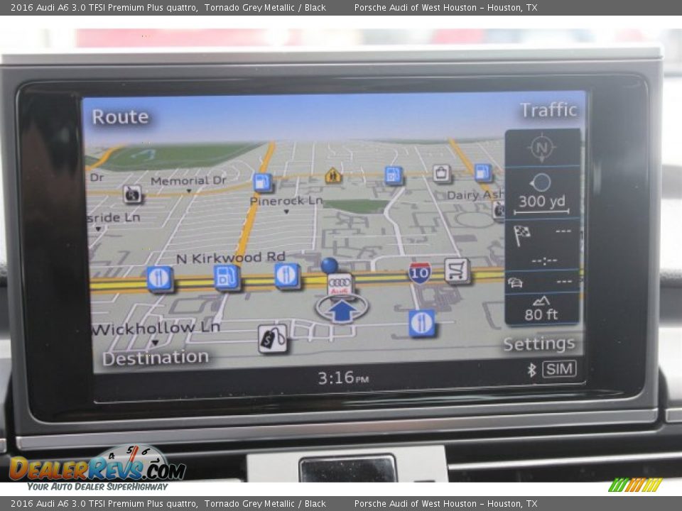 2016 Audi A6 3.0 TFSI Premium Plus quattro Tornado Grey Metallic / Black Photo #22