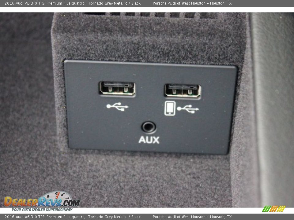 2016 Audi A6 3.0 TFSI Premium Plus quattro Tornado Grey Metallic / Black Photo #30