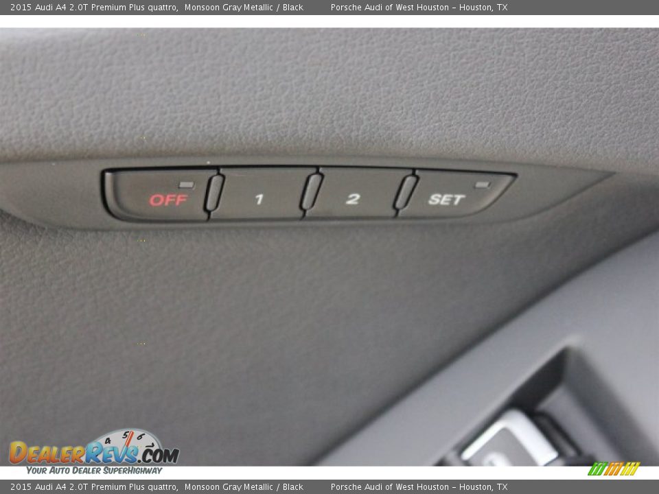 2015 Audi A4 2.0T Premium Plus quattro Monsoon Gray Metallic / Black Photo #9