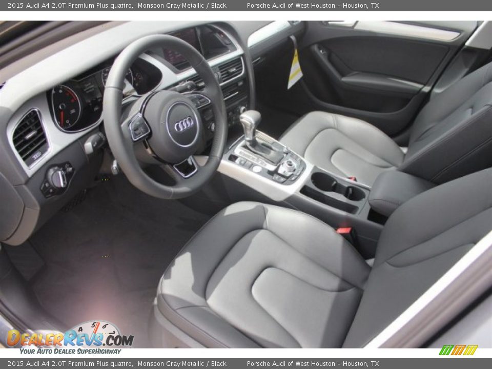 2015 Audi A4 2.0T Premium Plus quattro Monsoon Gray Metallic / Black Photo #11