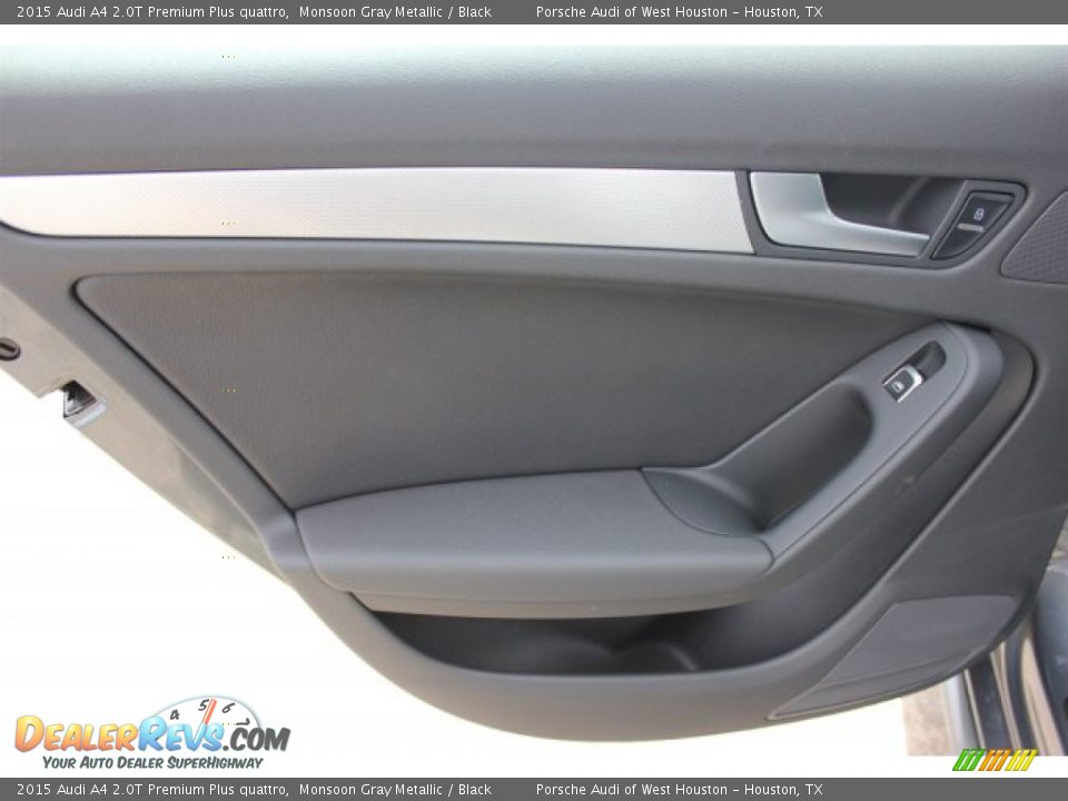 2015 Audi A4 2.0T Premium Plus quattro Monsoon Gray Metallic / Black Photo #30