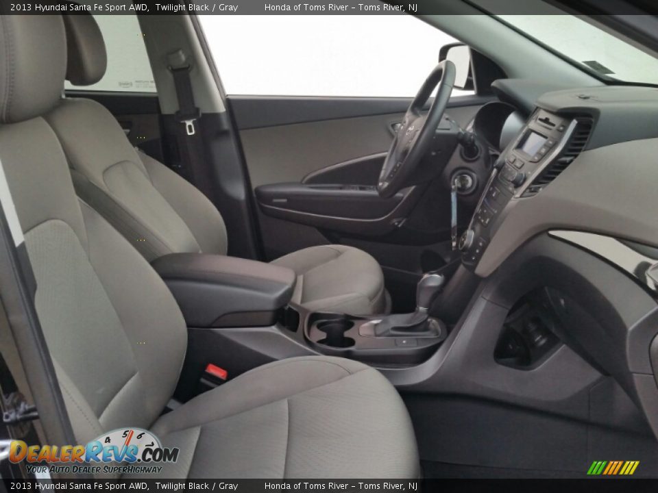 2013 Hyundai Santa Fe Sport AWD Twilight Black / Gray Photo #11