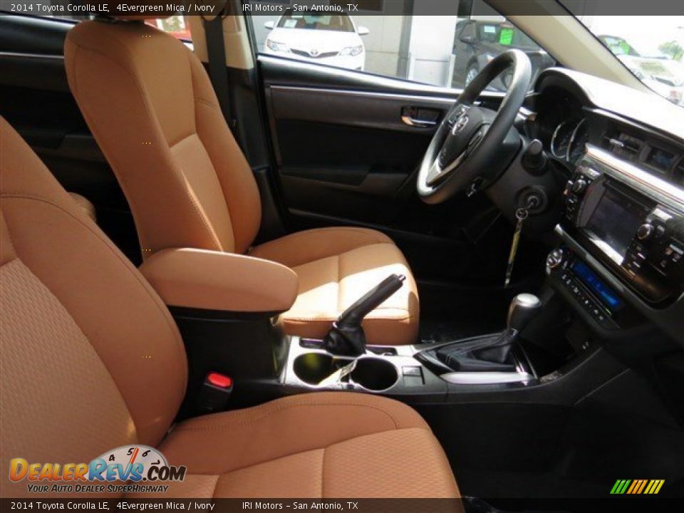 2014 Toyota Corolla LE 4Evergreen Mica / Ivory Photo #15