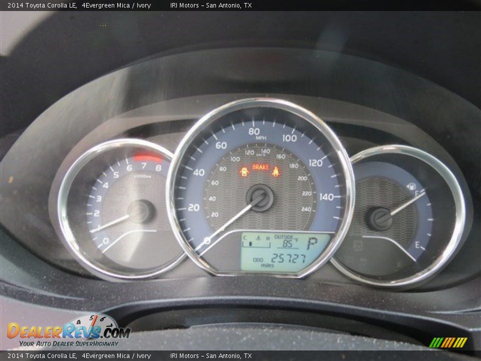 2014 Toyota Corolla LE 4Evergreen Mica / Ivory Photo #19