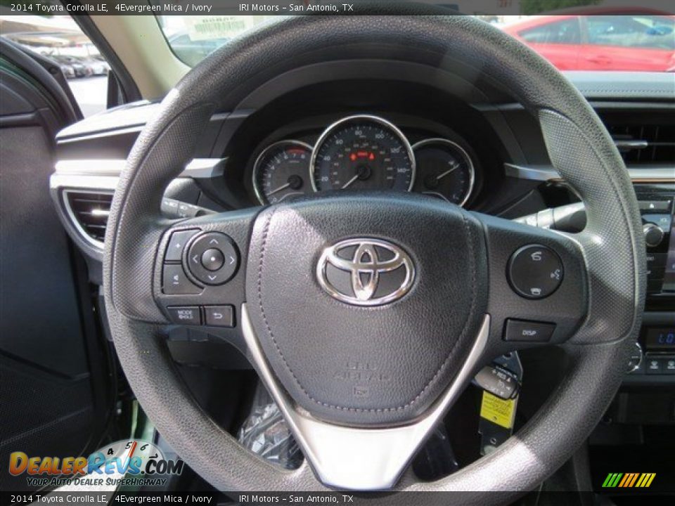2014 Toyota Corolla LE 4Evergreen Mica / Ivory Photo #22