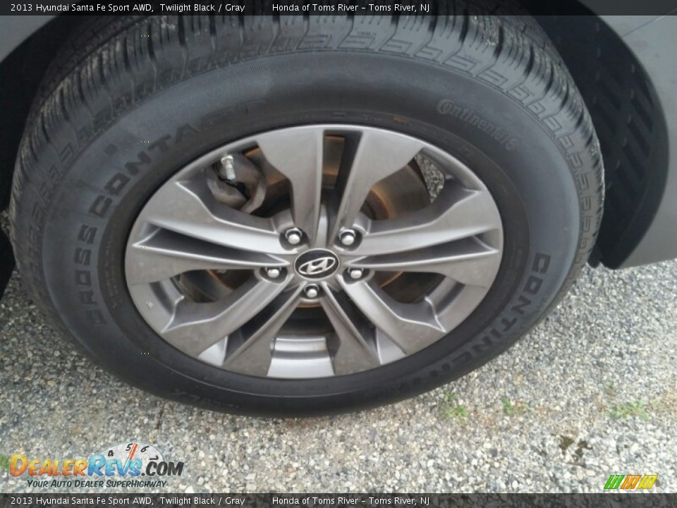 2013 Hyundai Santa Fe Sport AWD Twilight Black / Gray Photo #21