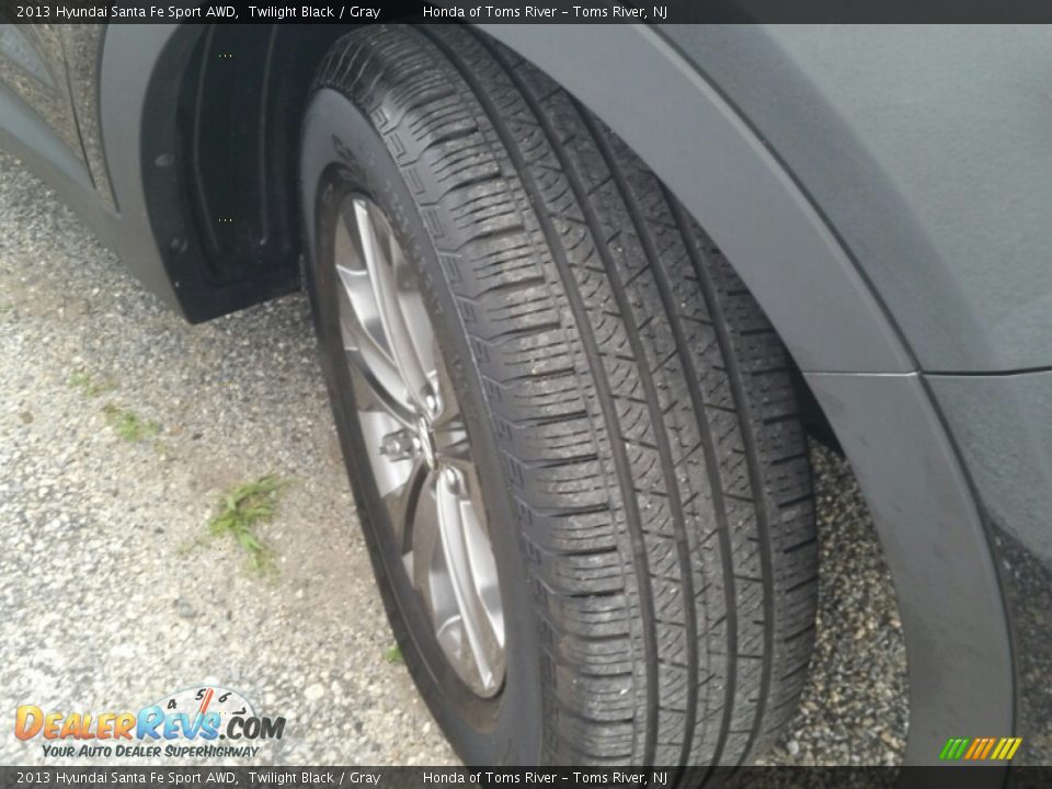 2013 Hyundai Santa Fe Sport AWD Twilight Black / Gray Photo #24