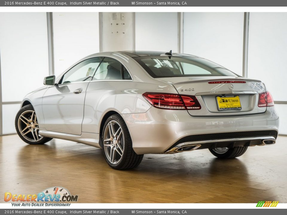 2016 Mercedes-Benz E 400 Coupe Iridium Silver Metallic / Black Photo #3