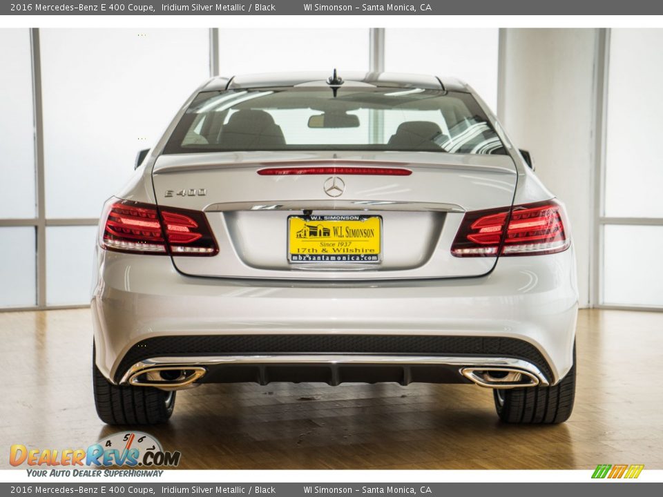 2016 Mercedes-Benz E 400 Coupe Iridium Silver Metallic / Black Photo #4