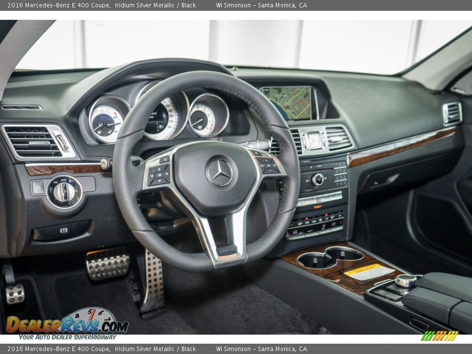 Black Interior - 2016 Mercedes-Benz E 400 Coupe Photo #6