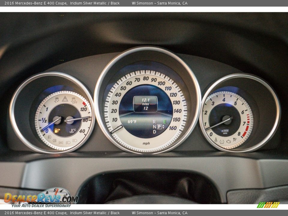 2016 Mercedes-Benz E 400 Coupe Gauges Photo #8