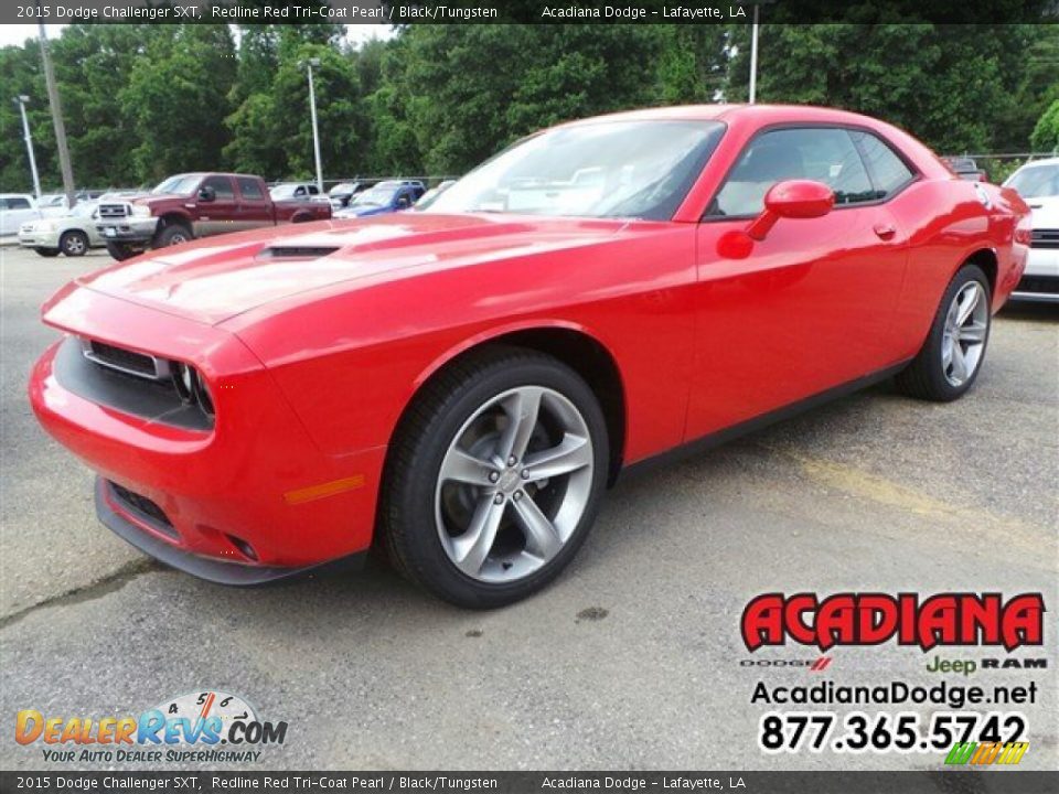 2015 Dodge Challenger SXT Redline Red Tri-Coat Pearl / Black/Tungsten Photo #1