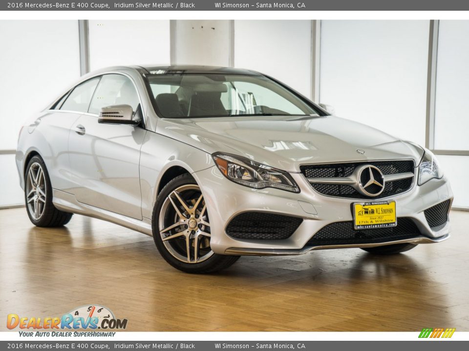 2016 Mercedes-Benz E 400 Coupe Iridium Silver Metallic / Black Photo #12