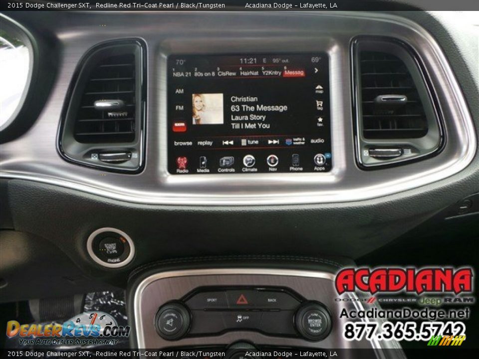 2015 Dodge Challenger SXT Redline Red Tri-Coat Pearl / Black/Tungsten Photo #7