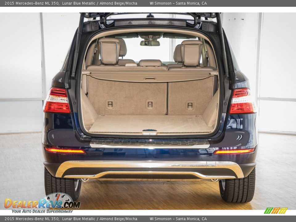 2015 Mercedes-Benz ML 350 Lunar Blue Metallic / Almond Beige/Mocha Photo #5