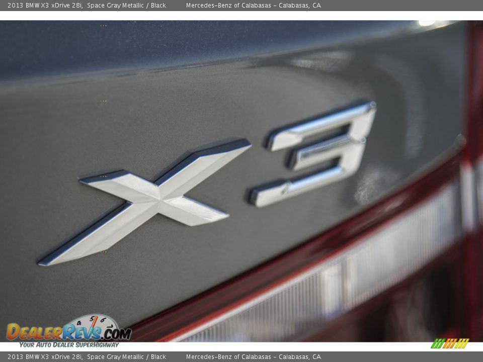 2013 BMW X3 xDrive 28i Space Gray Metallic / Black Photo #6