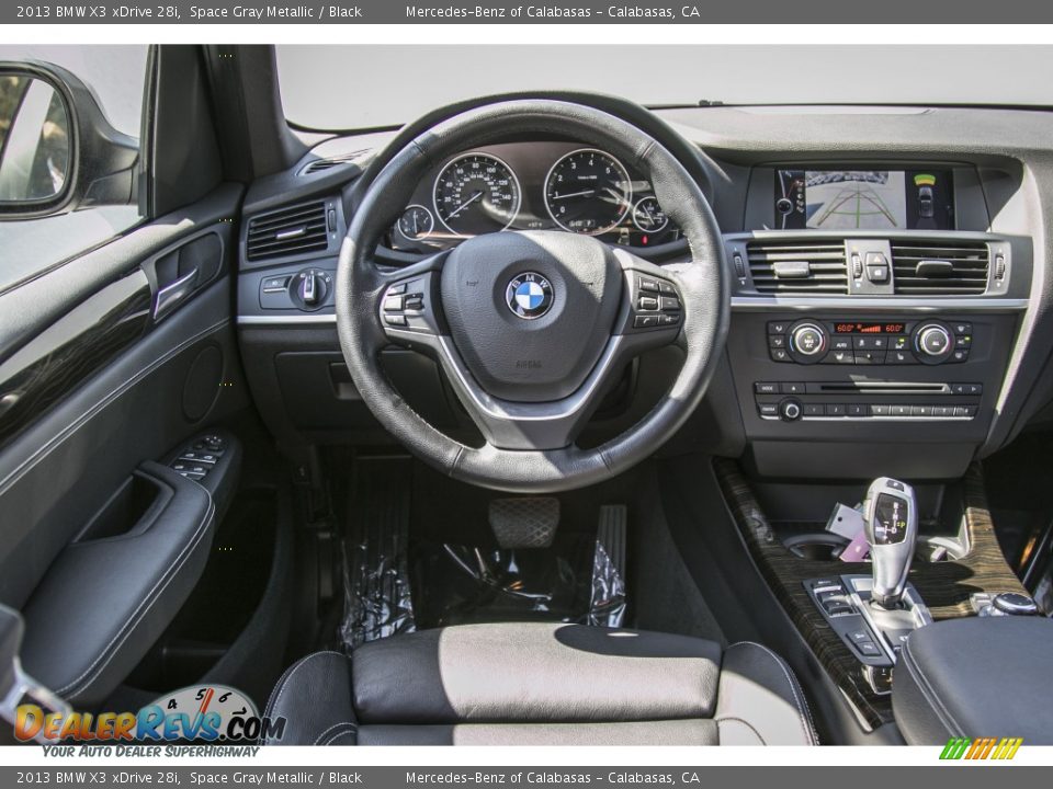 2013 BMW X3 xDrive 28i Space Gray Metallic / Black Photo #7