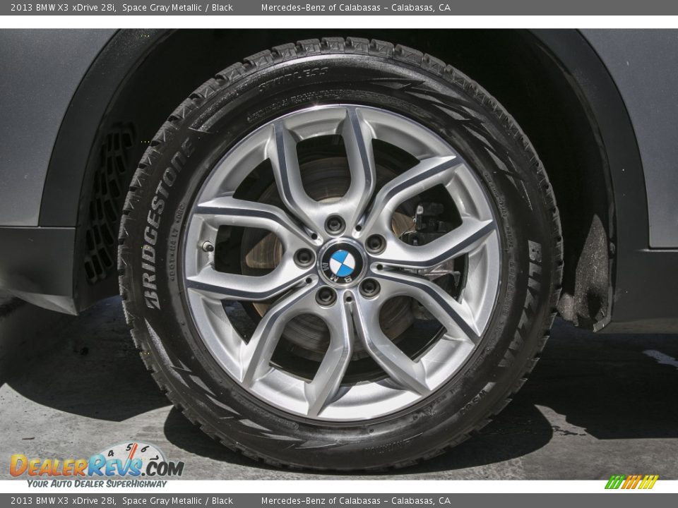 2013 BMW X3 xDrive 28i Space Gray Metallic / Black Photo #8