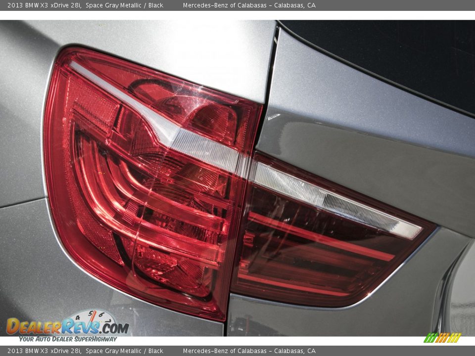 2013 BMW X3 xDrive 28i Space Gray Metallic / Black Photo #15
