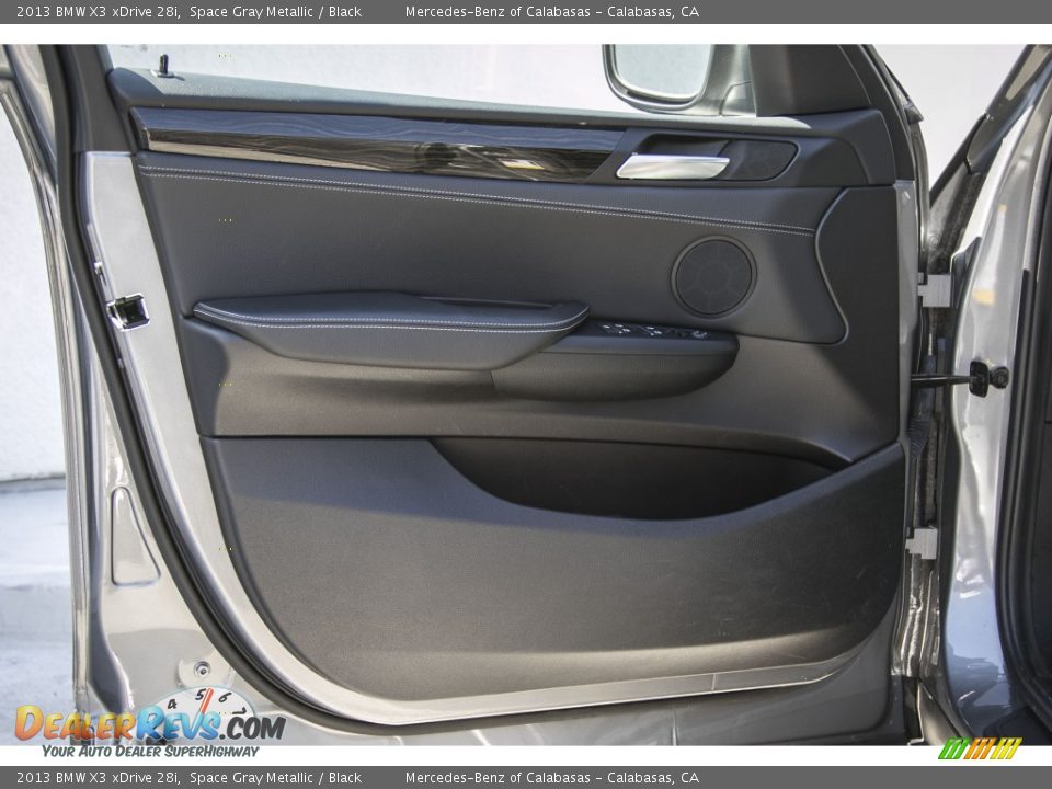 2013 BMW X3 xDrive 28i Space Gray Metallic / Black Photo #23