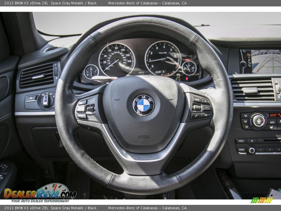 2013 BMW X3 xDrive 28i Space Gray Metallic / Black Photo #26