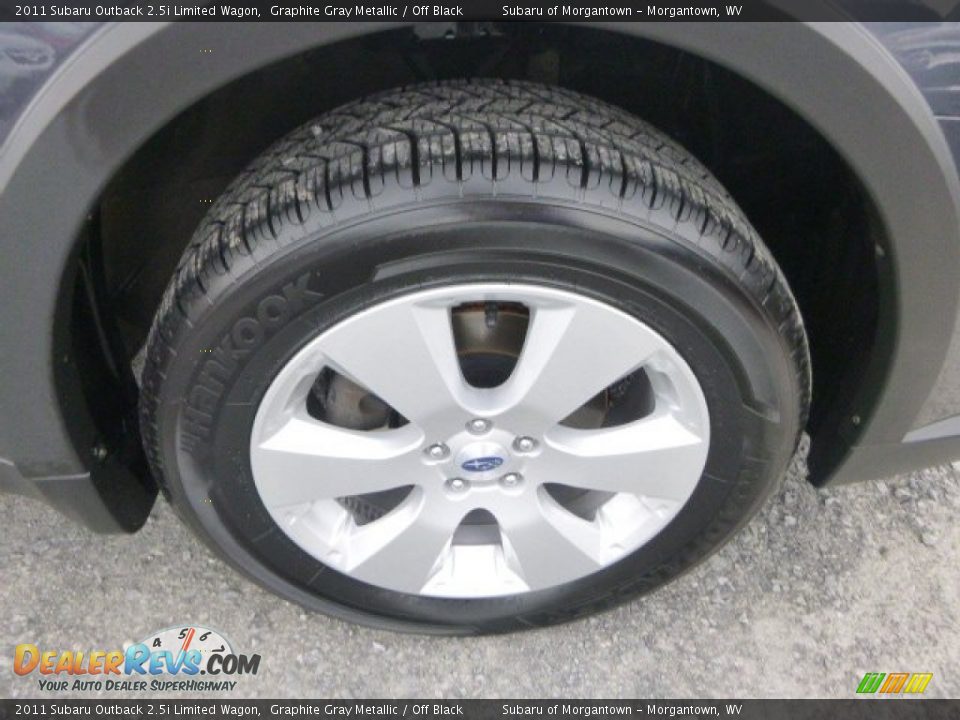 2011 Subaru Outback 2.5i Limited Wagon Graphite Gray Metallic / Off Black Photo #2