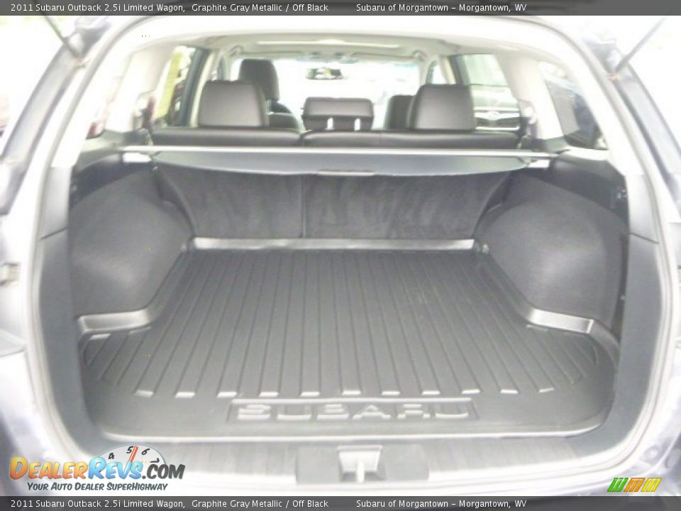 2011 Subaru Outback 2.5i Limited Wagon Graphite Gray Metallic / Off Black Photo #6