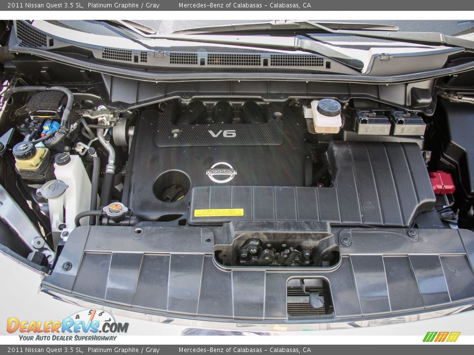 2011 Nissan Quest 3.5 SL 3.5 Liter DOHC 24-Valve CVTCS V6 Engine Photo #9