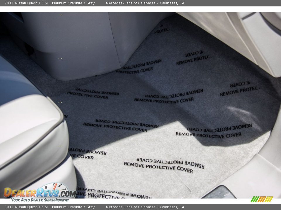 2011 Nissan Quest 3.5 SL Platinum Graphite / Gray Photo #22