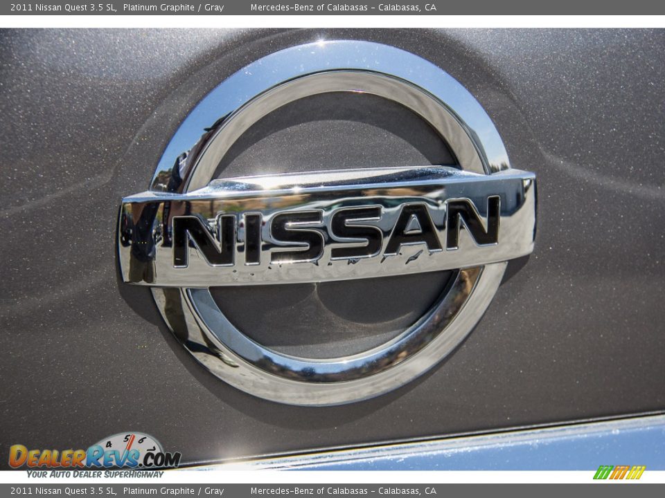 2011 Nissan Quest 3.5 SL Platinum Graphite / Gray Photo #28