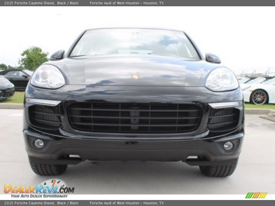 2015 Porsche Cayenne Diesel Black / Black Photo #4