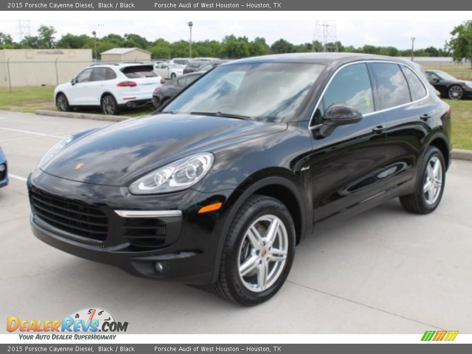 2015 Porsche Cayenne Diesel Black / Black Photo #5