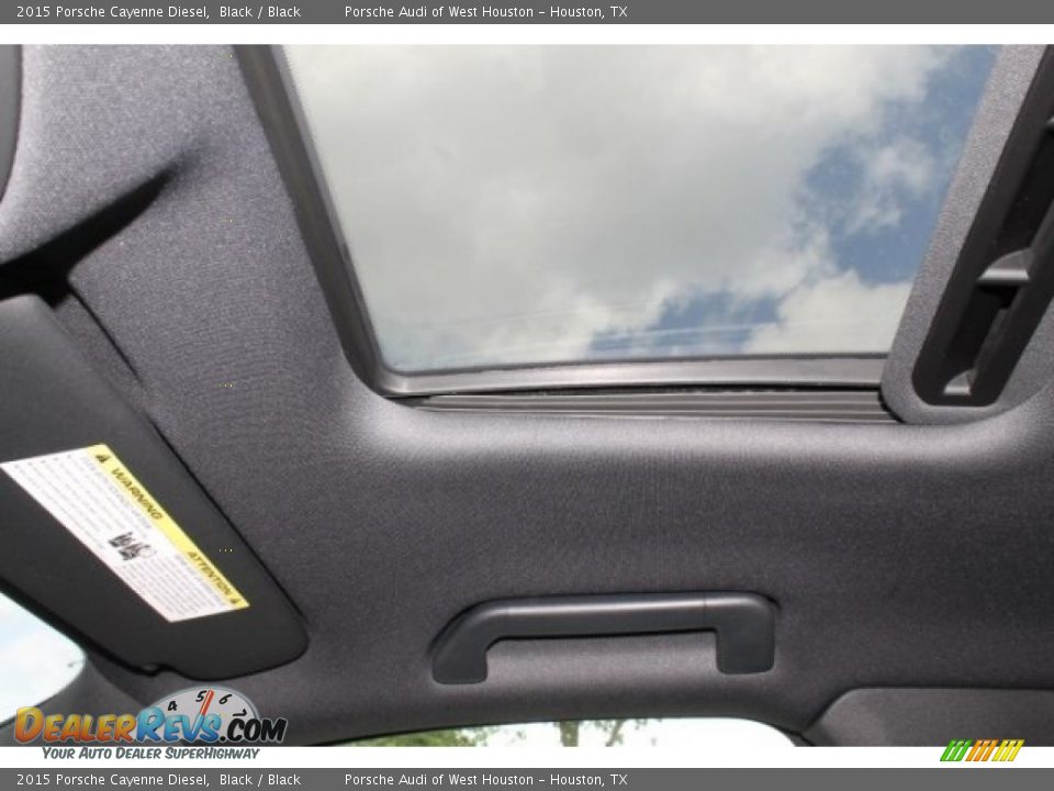 2015 Porsche Cayenne Diesel Black / Black Photo #18