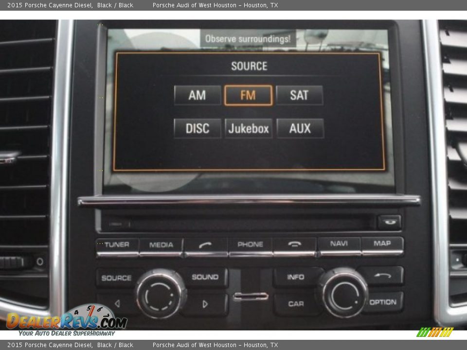 2015 Porsche Cayenne Diesel Black / Black Photo #22