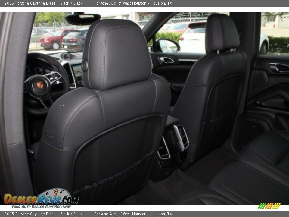 2015 Porsche Cayenne Diesel Black / Black Photo #29