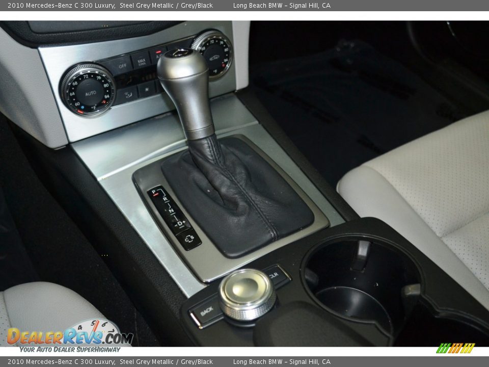 2010 Mercedes-Benz C 300 Luxury Steel Grey Metallic / Grey/Black Photo #23