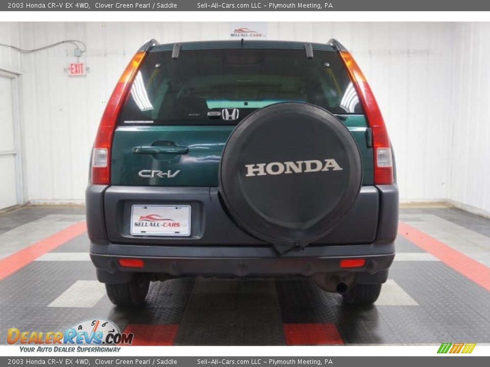 2003 Honda CR-V EX 4WD Clover Green Pearl / Saddle Photo #9