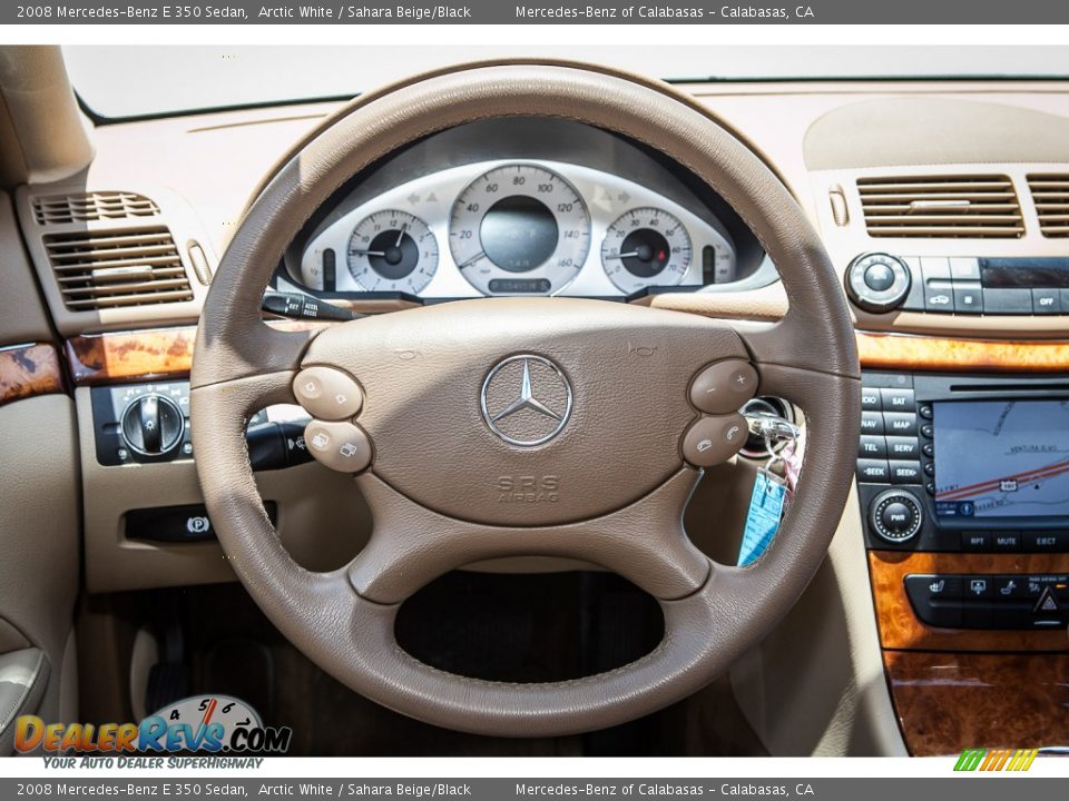 2008 Mercedes-Benz E 350 Sedan Steering Wheel Photo #17