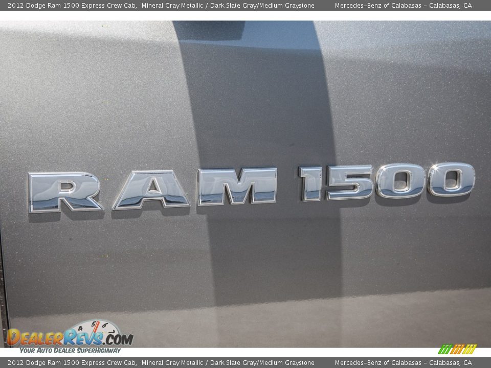 2012 Dodge Ram 1500 Express Crew Cab Mineral Gray Metallic / Dark Slate Gray/Medium Graystone Photo #7