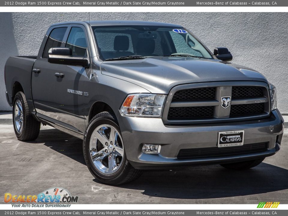 2012 Dodge Ram 1500 Express Crew Cab Mineral Gray Metallic / Dark Slate Gray/Medium Graystone Photo #12