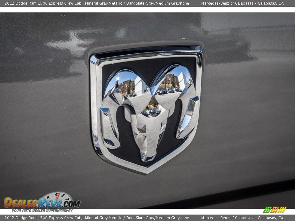 2012 Dodge Ram 1500 Express Crew Cab Mineral Gray Metallic / Dark Slate Gray/Medium Graystone Photo #31