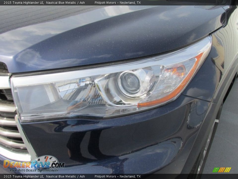 2015 Toyota Highlander LE Nautical Blue Metallic / Ash Photo #9